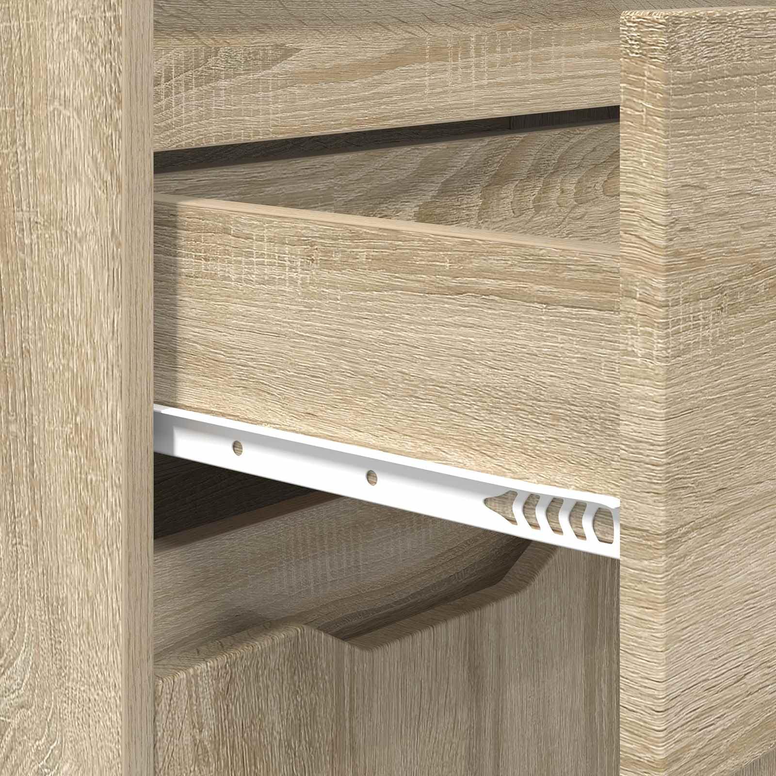 vidaXL Gabinete de Baño Roble Sonoma 72,5 x 36,5 x 100 cm