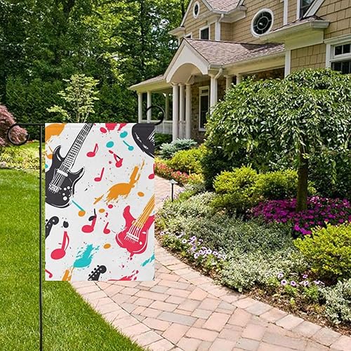 Miniatura 5 de Retro Musical Rock White flags of Garden outdoor banners for Garden decoration 28x40 double sided