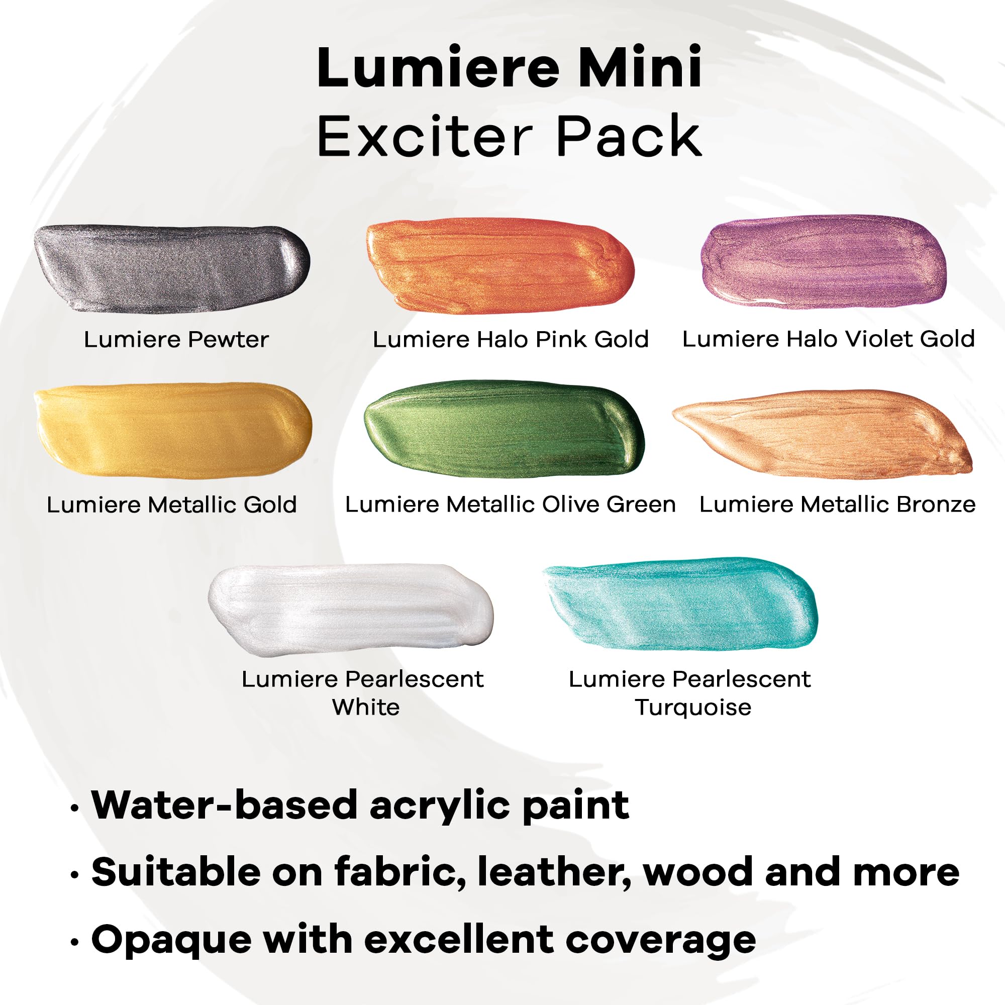 Jacquard Lumiere Mini Exciter Pack .5 fl oz x 8 Colours - Image 2