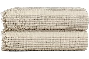 Turkish Muslin Pool/Beach Wrap: Soft & Luxurious 100% Cotton Comfort