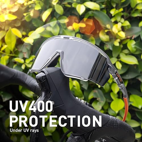 Miniatura 5 de KAPVOE Photochromic Cycling Glasses Men Women Clear Mountain Bike Sunglasses MTB Bicycle Riding Sports Triathlon - K170