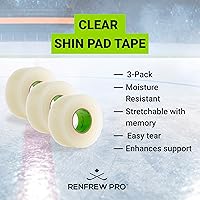 Vista 2 de Renfrew Pro Polyflex - Cinta transparente para espinilleras, paquete de 3