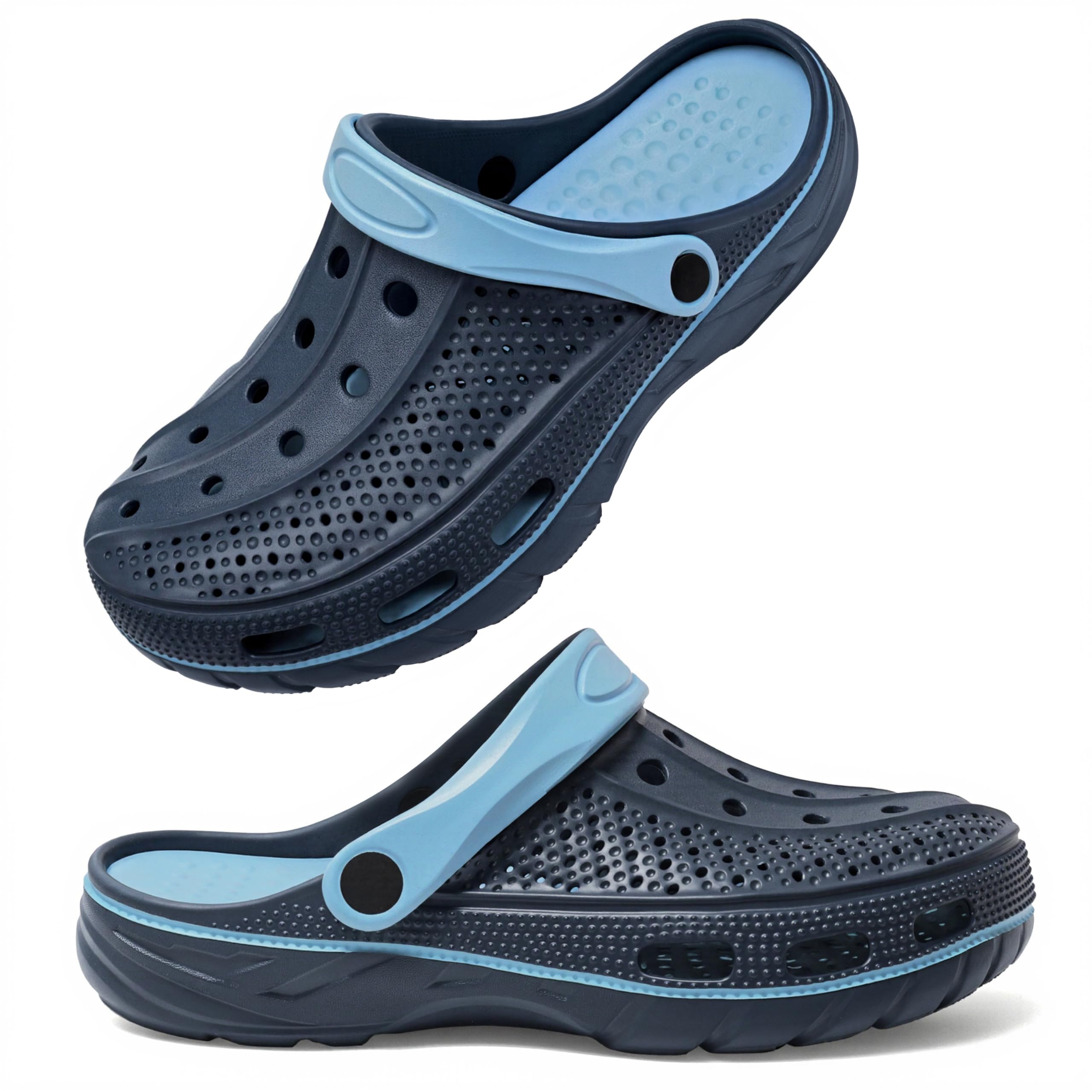 Women Men Orthopedic Clogs Arch Support Garden Shoes Sandals Slippers with Plantar Fasciitis Insoles