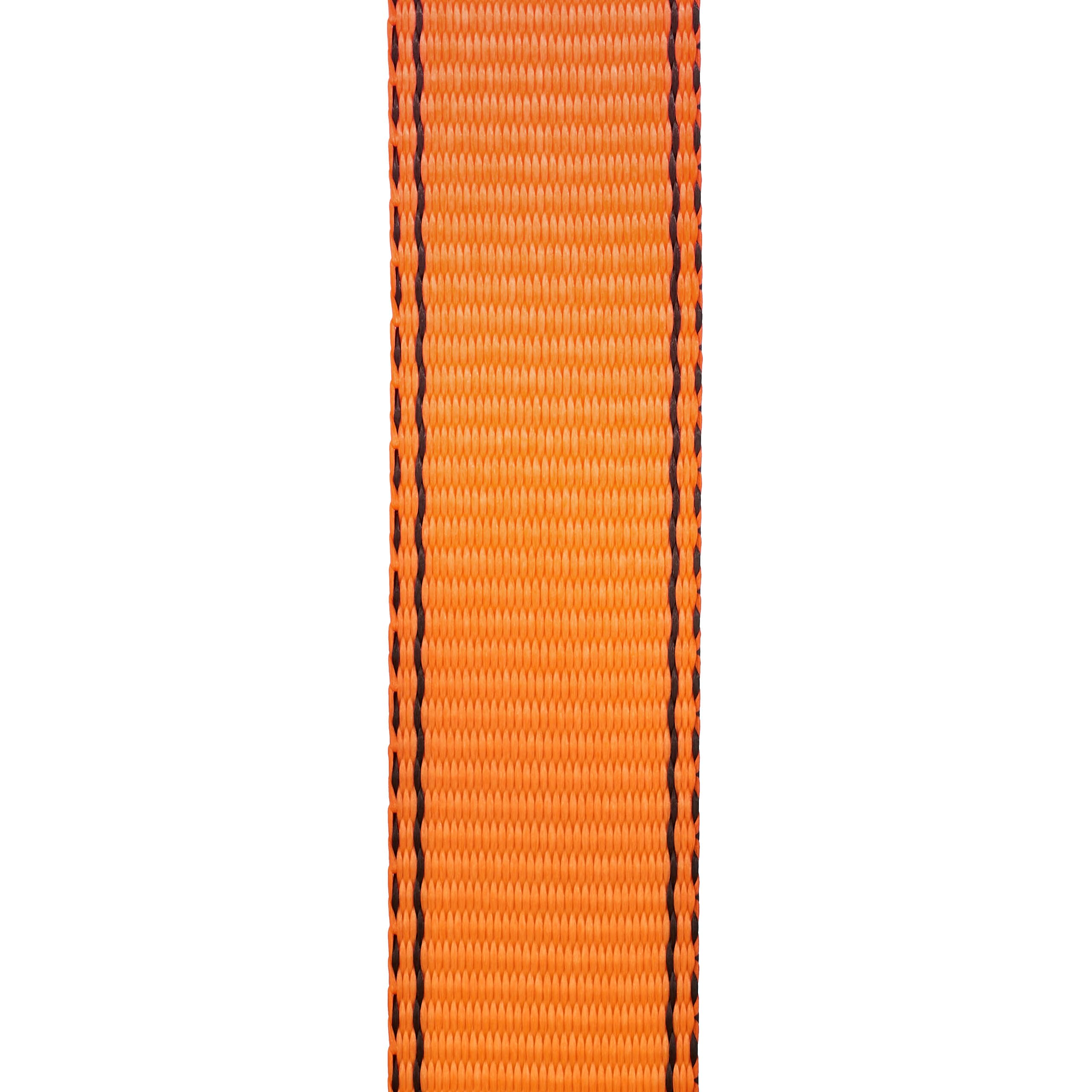 Relaxdays Sangles d'arrimage avec cliquet, 4 pièces, 5 m, 500 kg, sécurité de Chargement Voiture, remorque, Orange