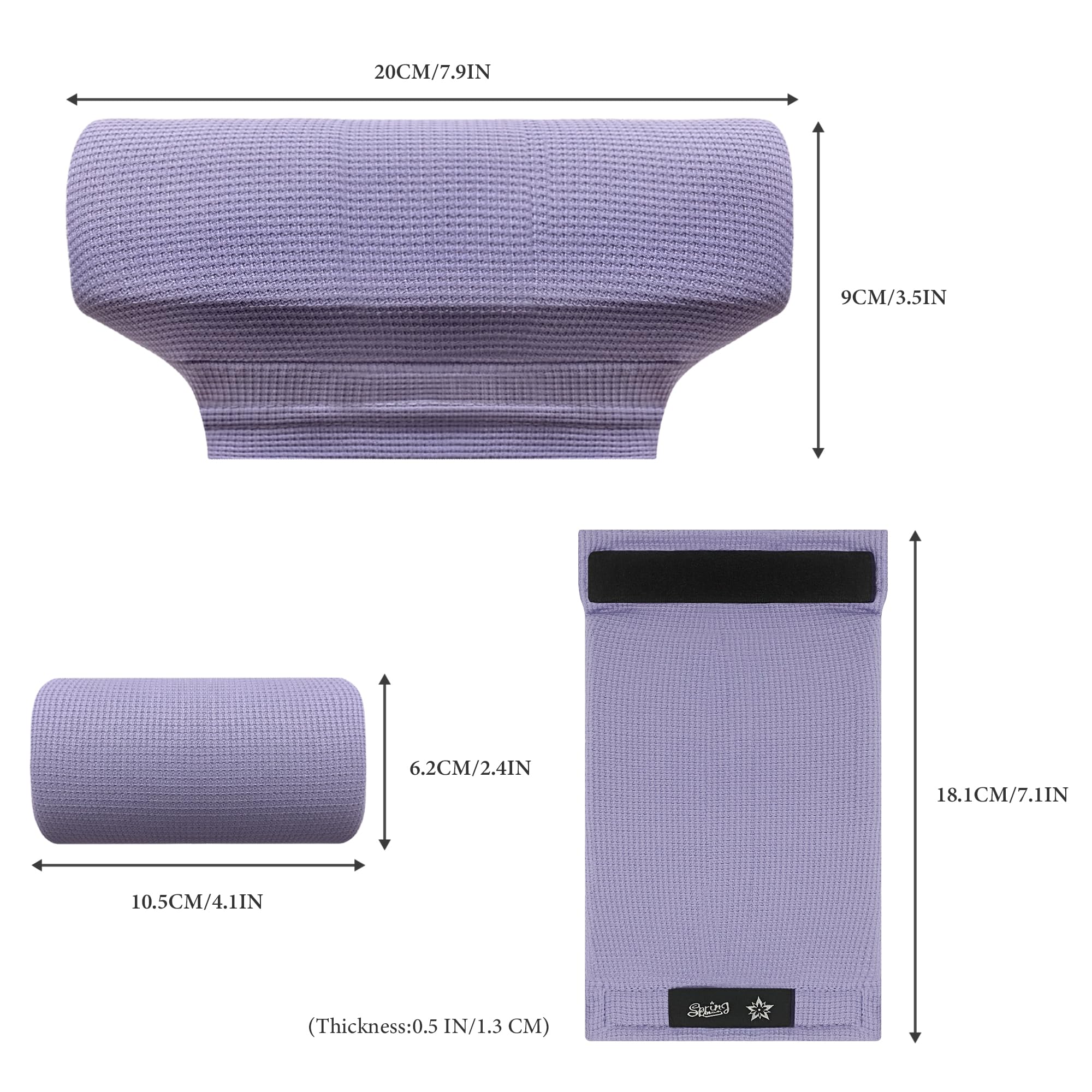 SPRING SEAON Stampelle Imbottitura Ice Silk Waffle Pattern Universal Stampelle Pad per Ascelle e Impugnature Pad per Stampelle Avambraccio Stampella Cuscino Stampella Cuscino Stampella Cuscino