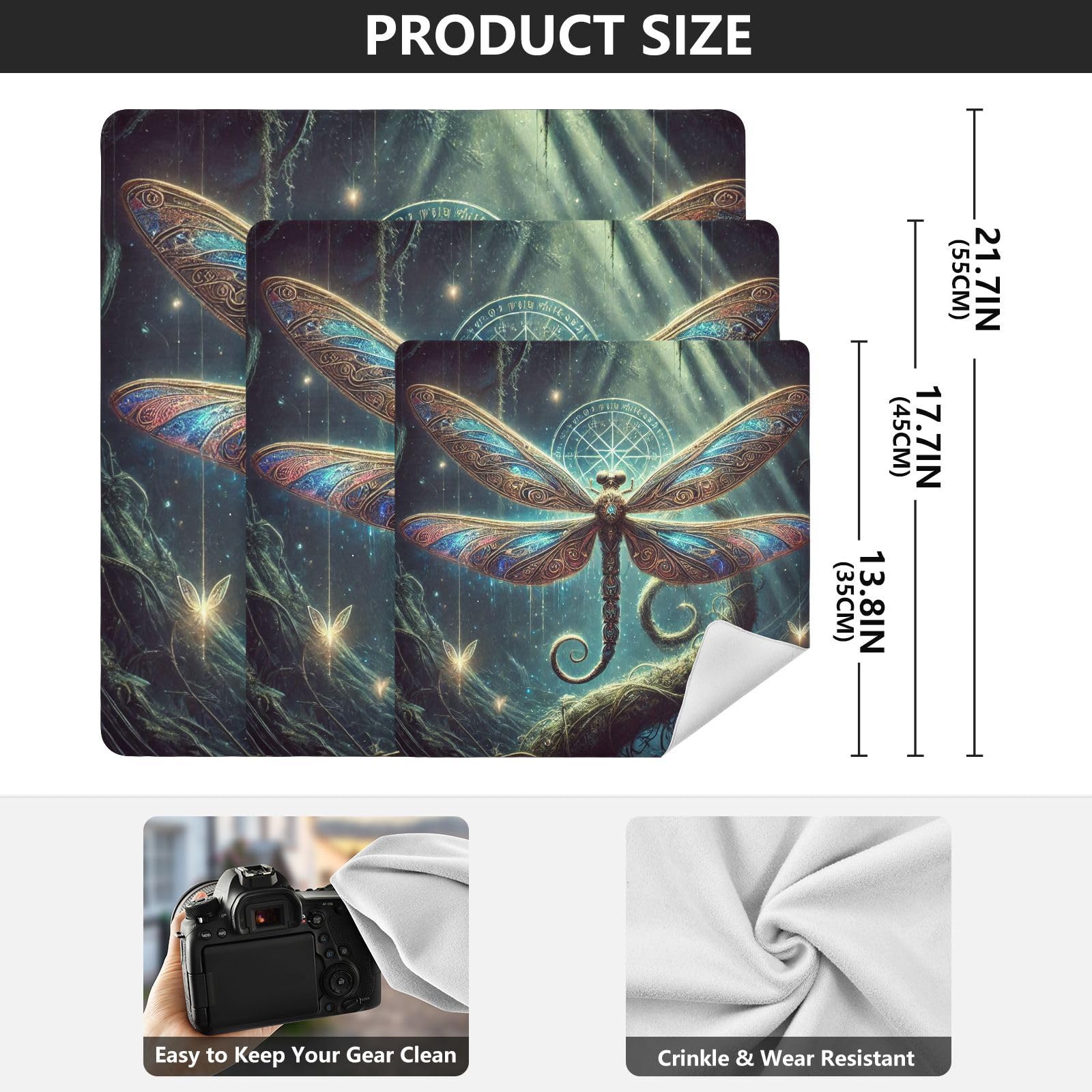 Joko Ivery Dragonfly Teal Night Blue Protective Wrap 13.8