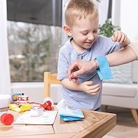 Vista 7 de Melissa & Doug Kit de Juguetes de Primeros Auxilios para Recuperarse – 25 Piezas de Juguete