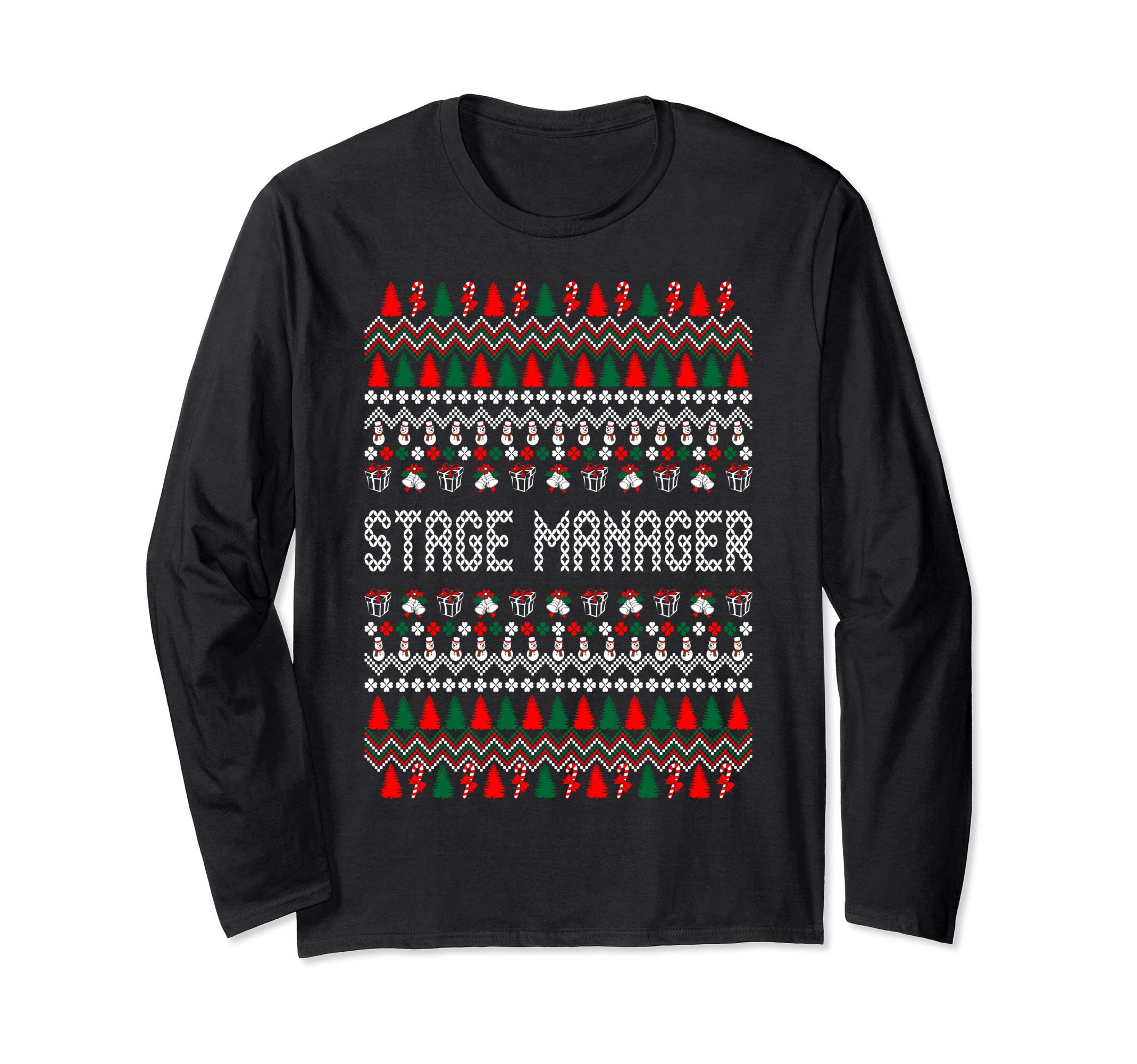 Stage Manager Profession Ugly Christmas Sweater Tshirt