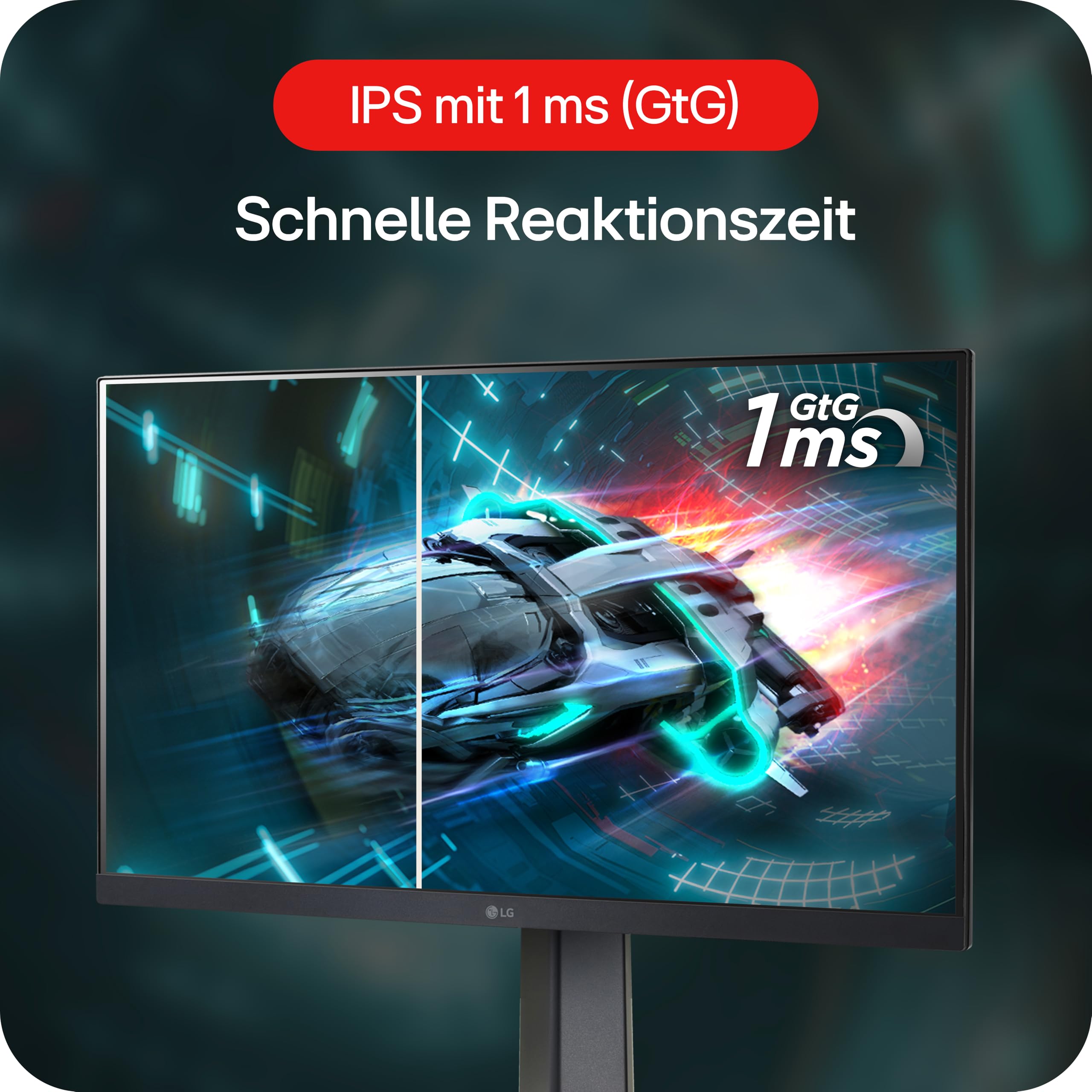 LG Electronics 24GS65F-B.AEU Ultragear™ FHD Gaming IPS-Monitor 24