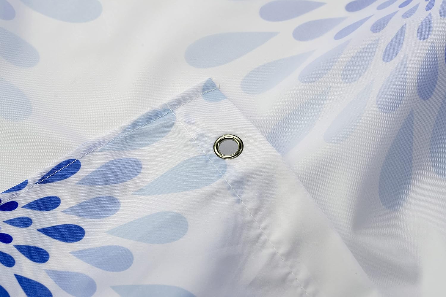 Croydex Splash Water-Resistant Textile Shower Curtain,1800 x 1800mm