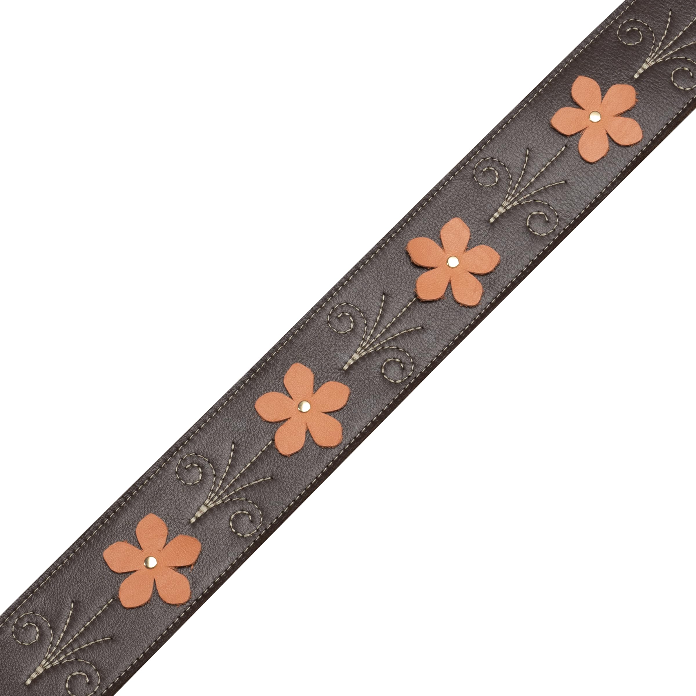 Levy's In Bloom Series - Correa para guitarra (piel, 6,35 cm), diseño de flores