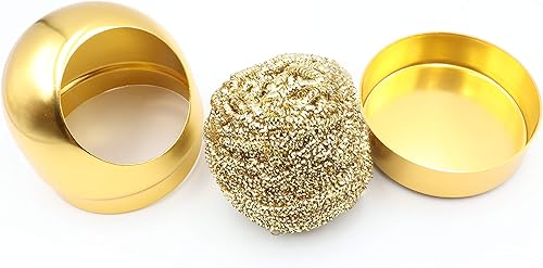 Miniatura 8 de LBY Limpiador de puntas de soldadura, tipo alambre, kit de cobre con 5 piezas de alambre de limpieza de punta de soldadura y 1 soporte para limpiar