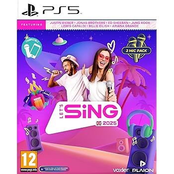 Let's Sing 2025 2 Mic Pack - UK Edition (Playstation 5)