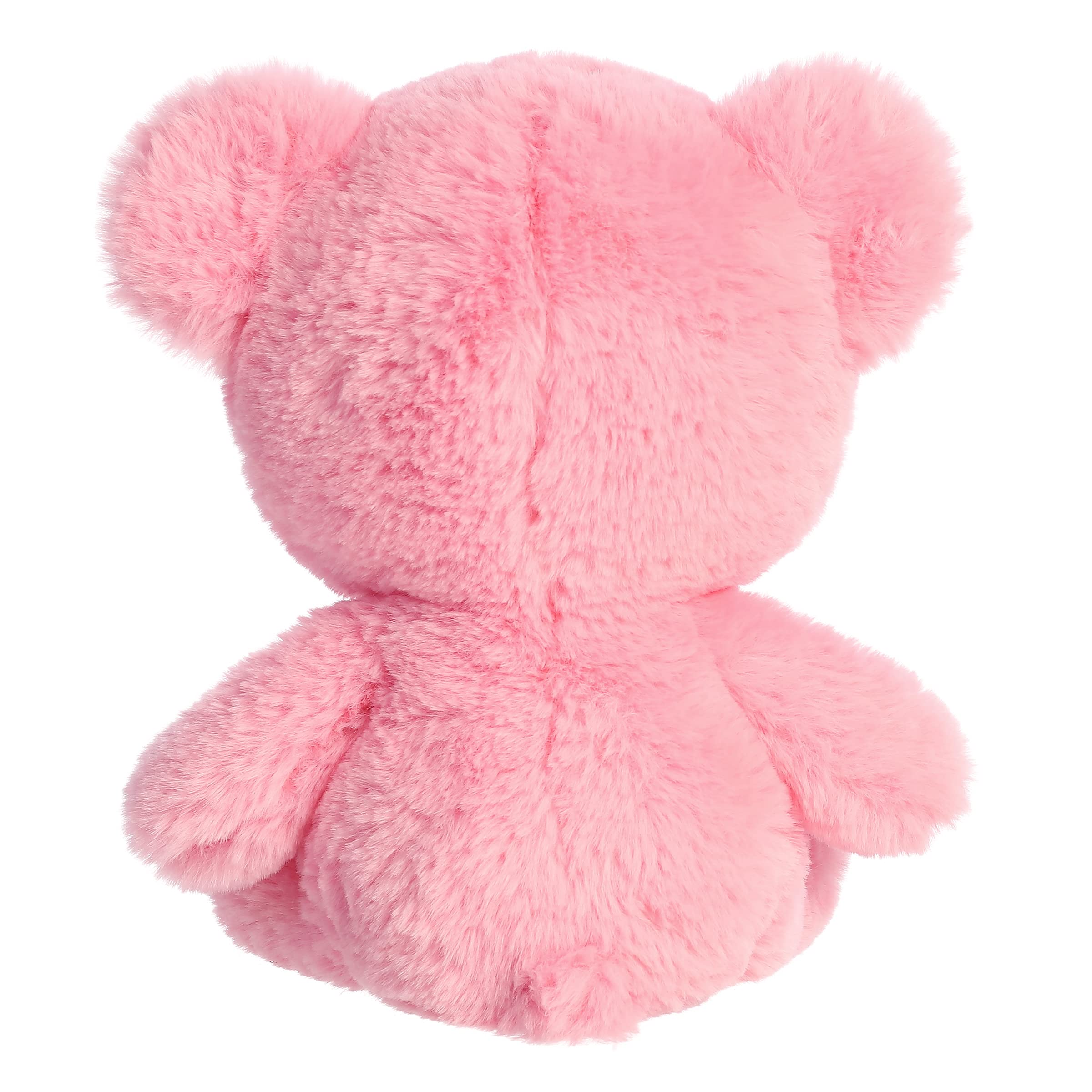 Aurora Sparkle Heart Bear - 11" Pink Plush Teddy Bear With Reversible Sequin Heart - View #9