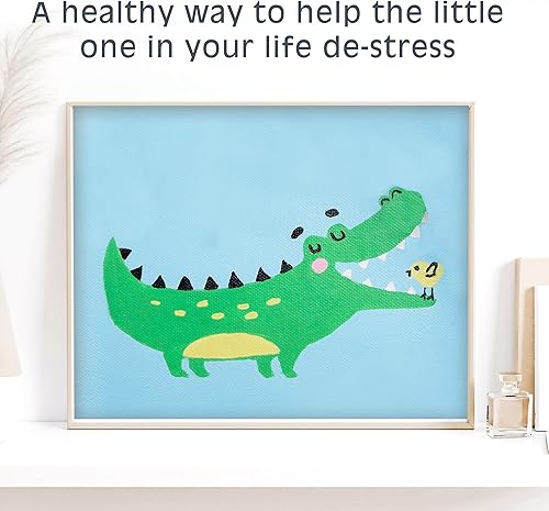 Miniatura 43 de Pink Picasso Kits de pintura por números para niños de 8 a 12 años Kit de manualidades para niños principiantes de bricolaje, pintura acrílica