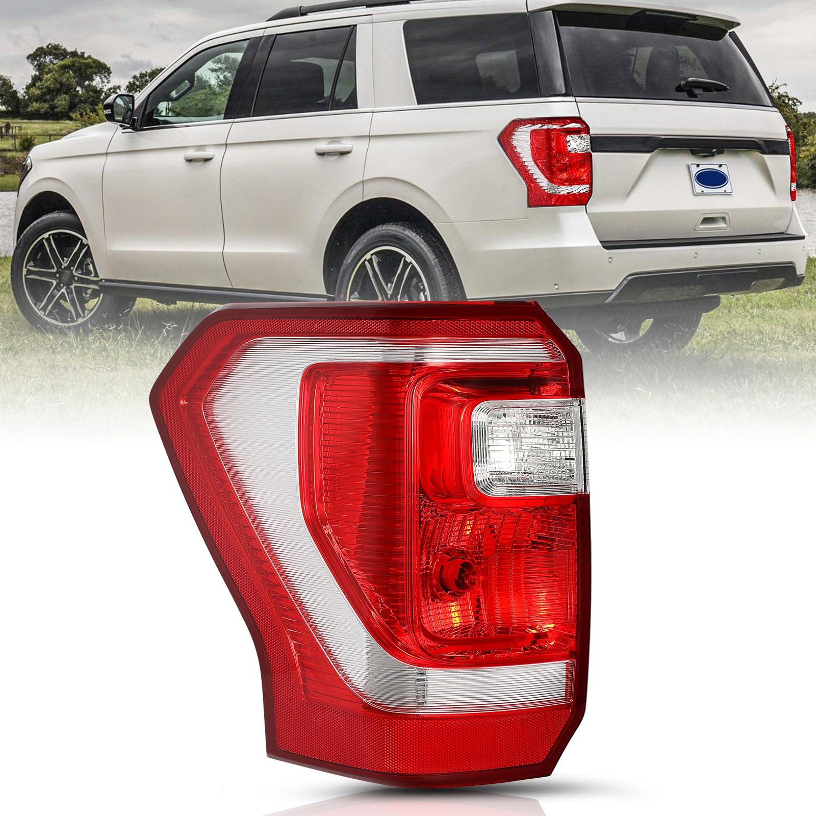 TUSDAR Taillight Assembly for 2018-2022 Ford Expedition Pickup Rear Tail Light Left Driver Side