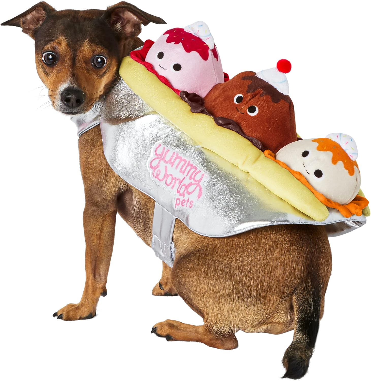 Rubie's Yummy World Banana Split Pet Costume, As Shown, X-Large