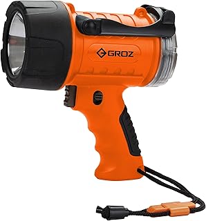 Groz Long Distance Torch Rechargeable - 400m Range, High Power | Rechargeable Torch 7W (LED) | Torch with SOS Mode | IP67 ...