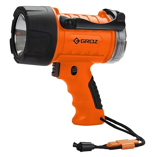 Groz Long Distance Torch Rechargeable - 400m Range, High Power ...