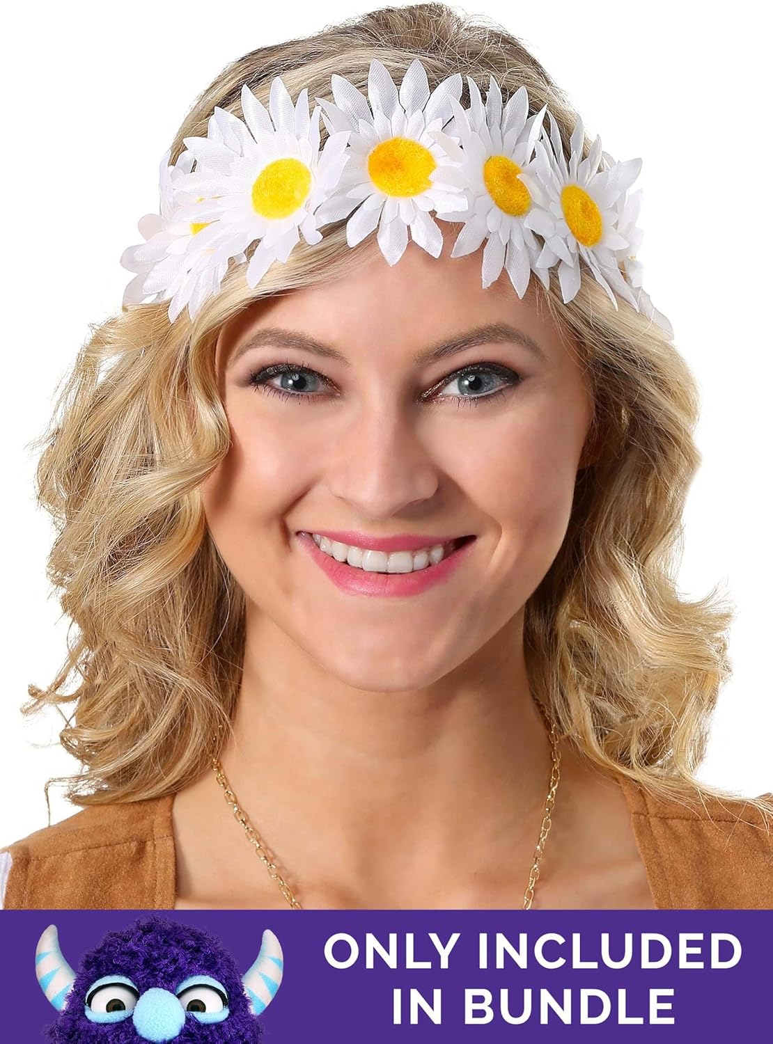 Flower Power Groovy Costume for Women, Retro 60s 70s Hippie Outfit, Disco Dress for Dress-Up & Halloween - Image 3