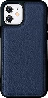 MINTY iPhone12 用 ケース iPhone12 Pro 用 ケース 両機種対応 シンプル [2タイプのおしゃれカラー] マリンネイビー