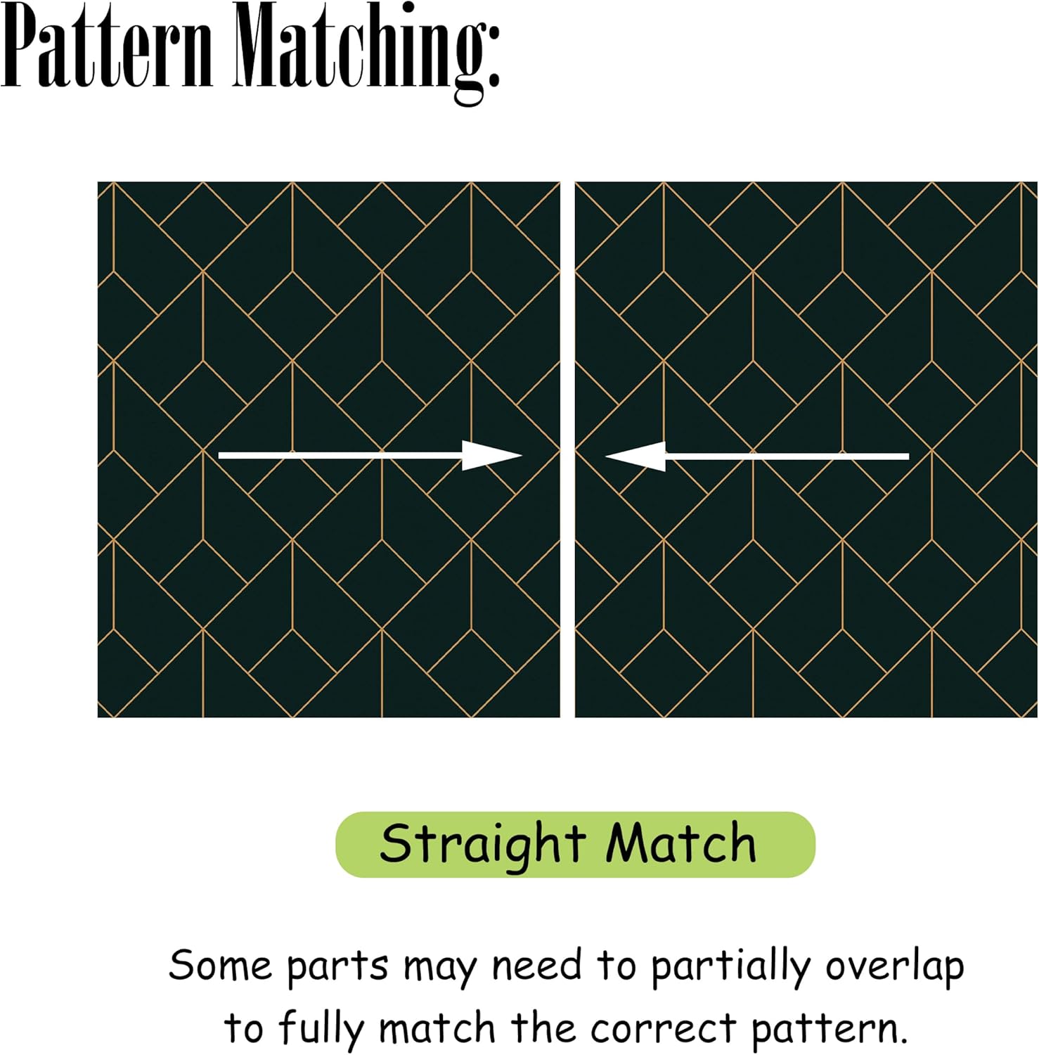 Black and Gold Geometric Wallpaper Peel and Stick Black Gold Contact Paper Removable Self Adhesive Wallpaper for Cabinets Walls Vinyl Speakeasy Wallpapers for Bedroom Bathroom 17.5×102.3''