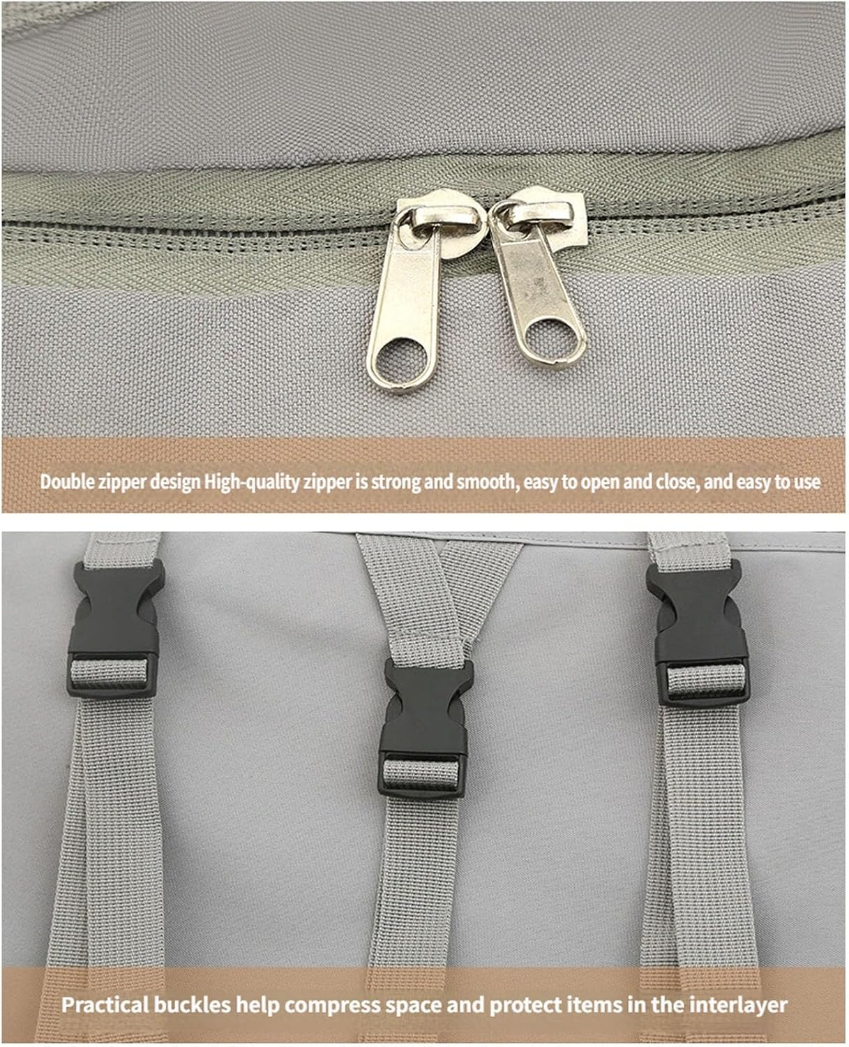 Space Efficient Foldable Hanging for Clothes and Accessories in Dorm Portable Clothes Organizers