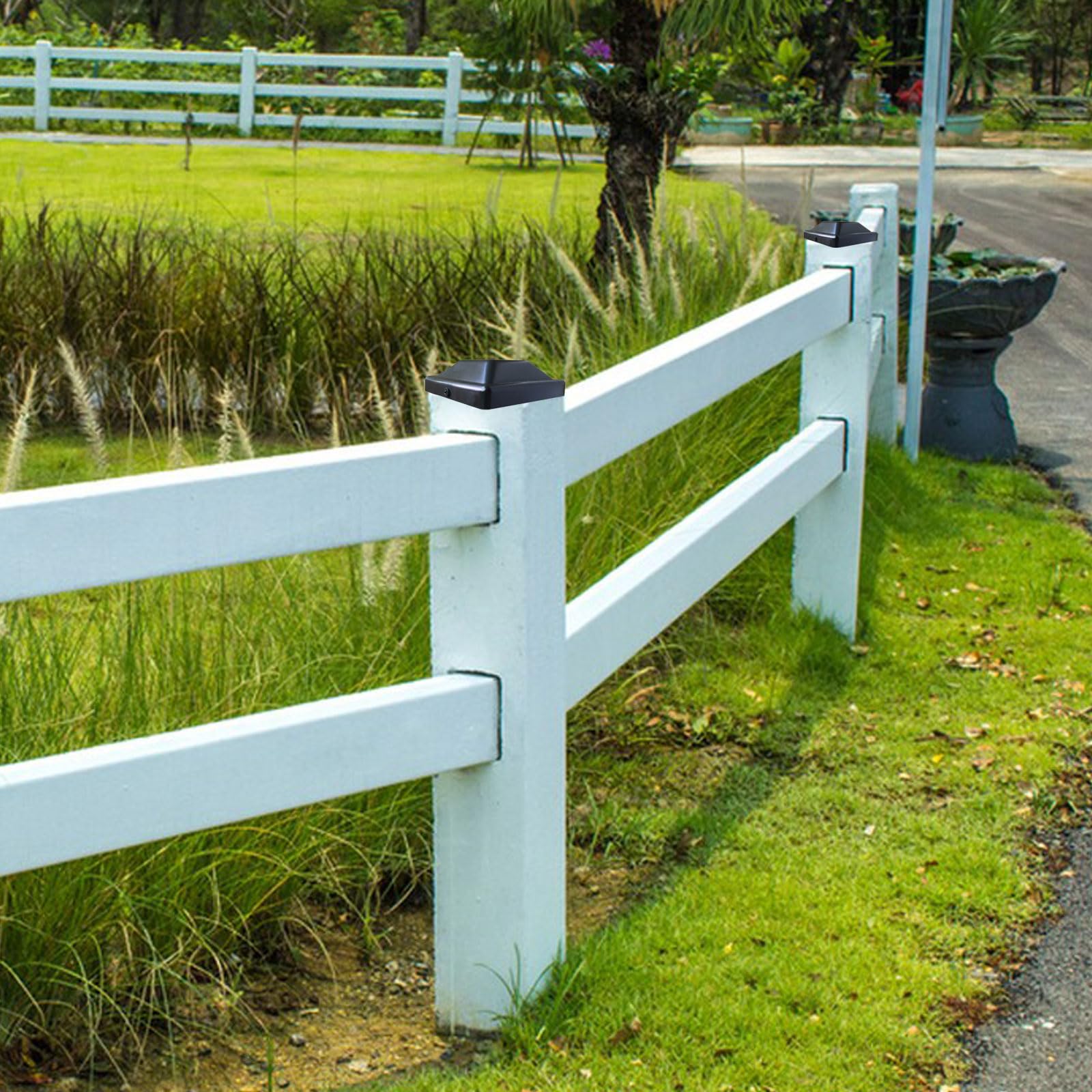 Vegena Lot De 16 Capuchons De Poteaux De 9 X 9 Cm - En