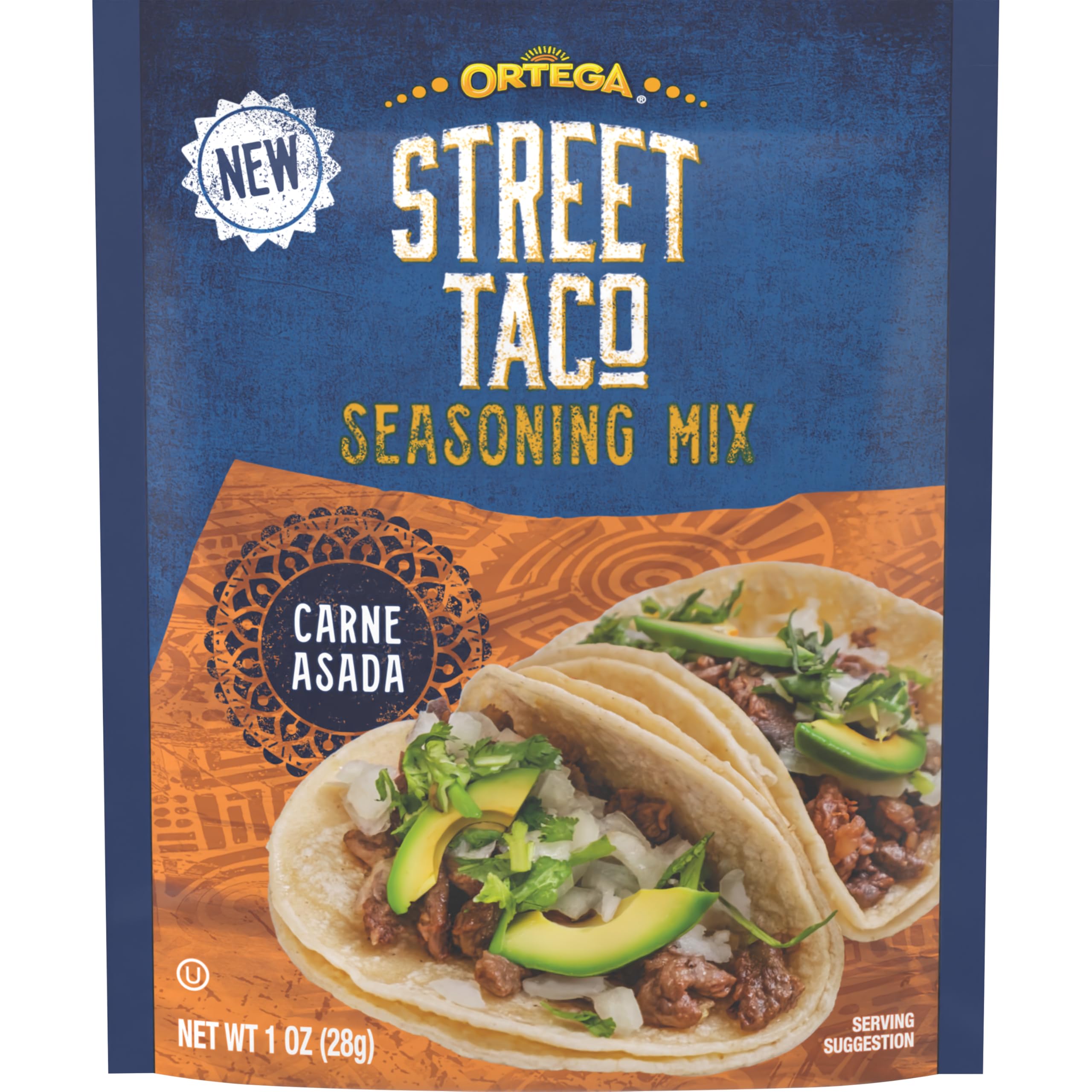 Ortega Street Taco Seasoning Mix, Carne Asada, 1 Ounce