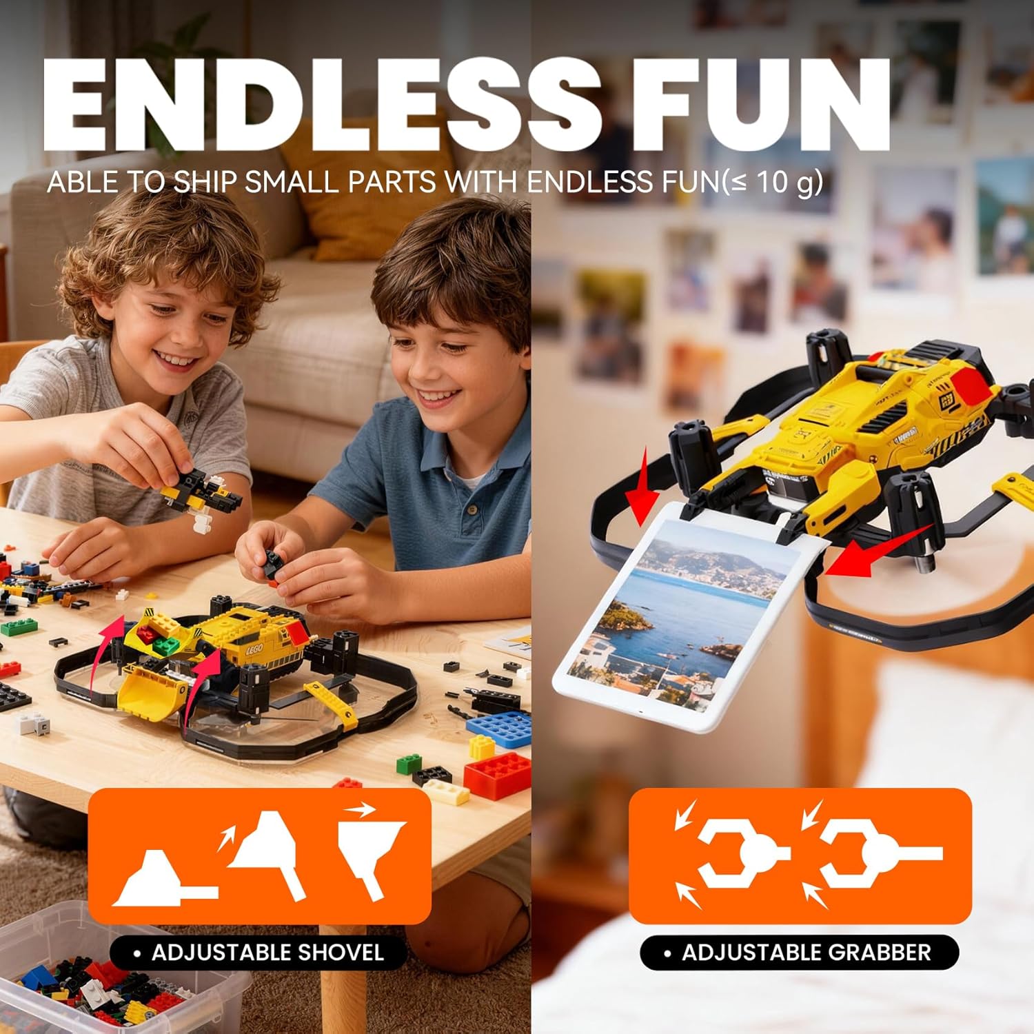 HISINGY SKYBREAKER Toy Drones for Kids,Mini Small Indoor Micro Tiny Drones for Age 8-12 10-15 12-14 with LED Lights, 3 Speeds,Shipping Small Parts, RC Quadcopter Gifts for Boys and Beginners