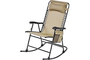 Zero Gravity Rocking Lawn Chair with Shocks