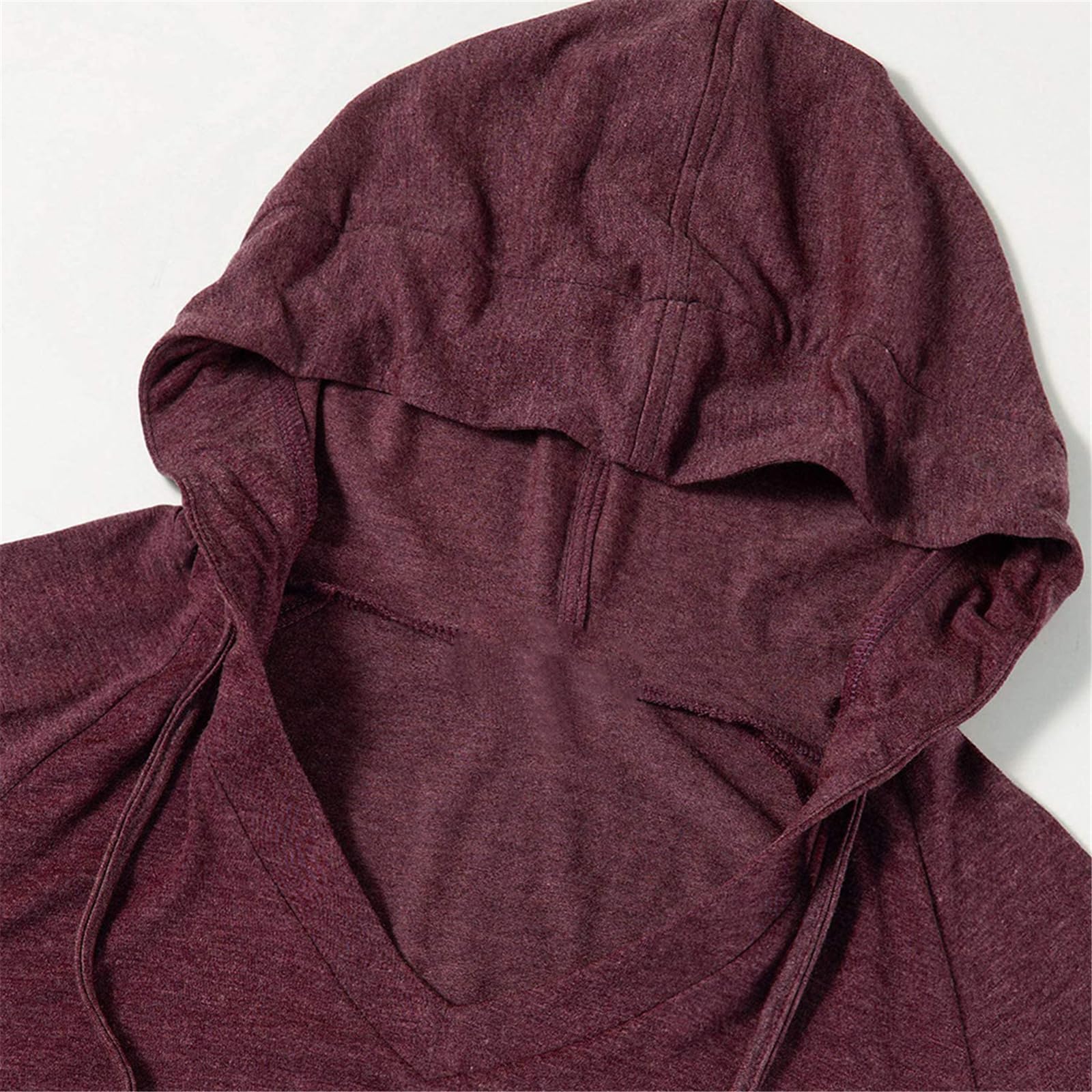 Felpa premaman comoda con cappuccio e scollo a V a maniche lunghe, perfetta per le mamme in attesa in autunno e inverno con cappuccio
