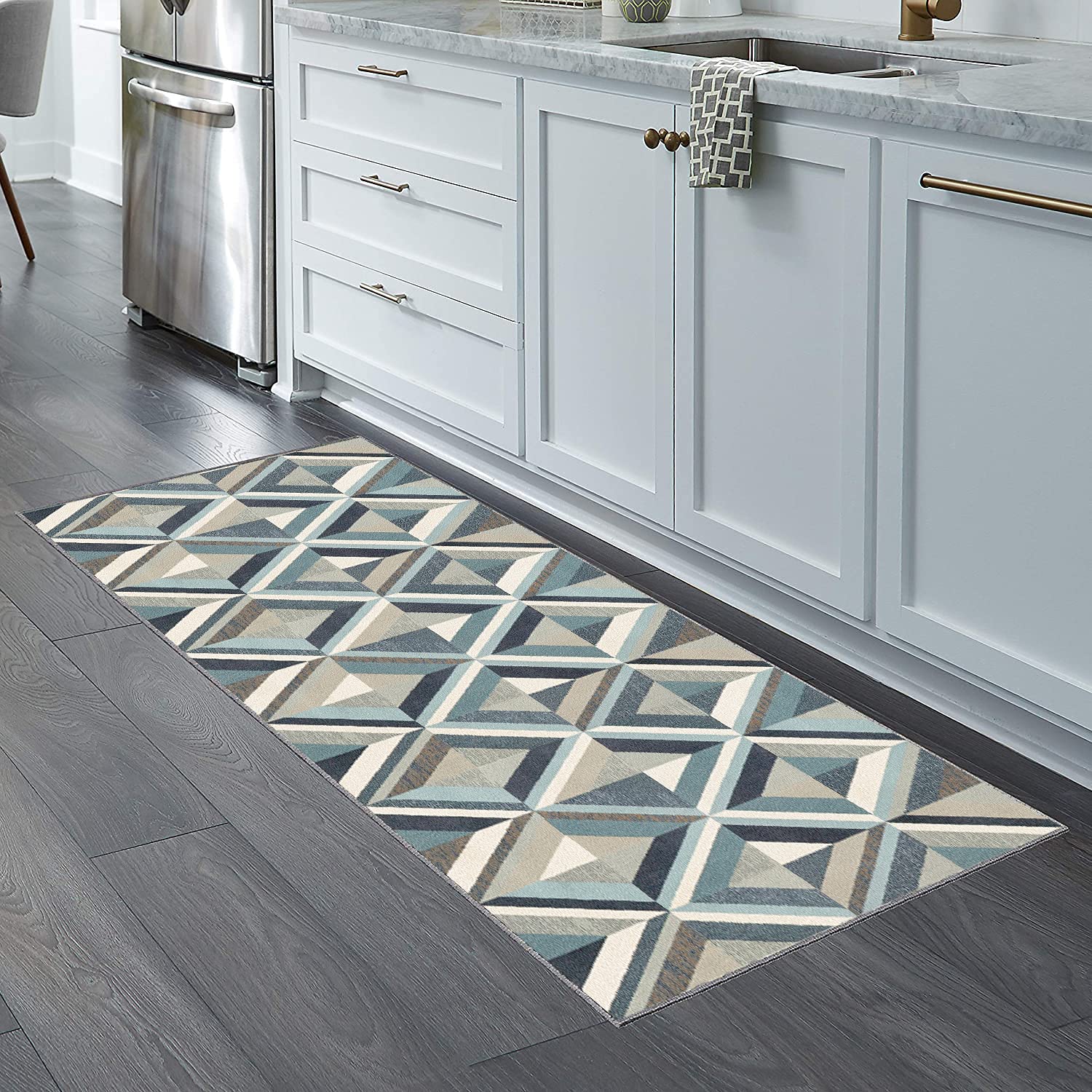 Tappeti Salotto Moderni Tappeto Salotto Moderno, Durevole Lavabile per Soggiorno, corridoio, Cucina 120x280cm