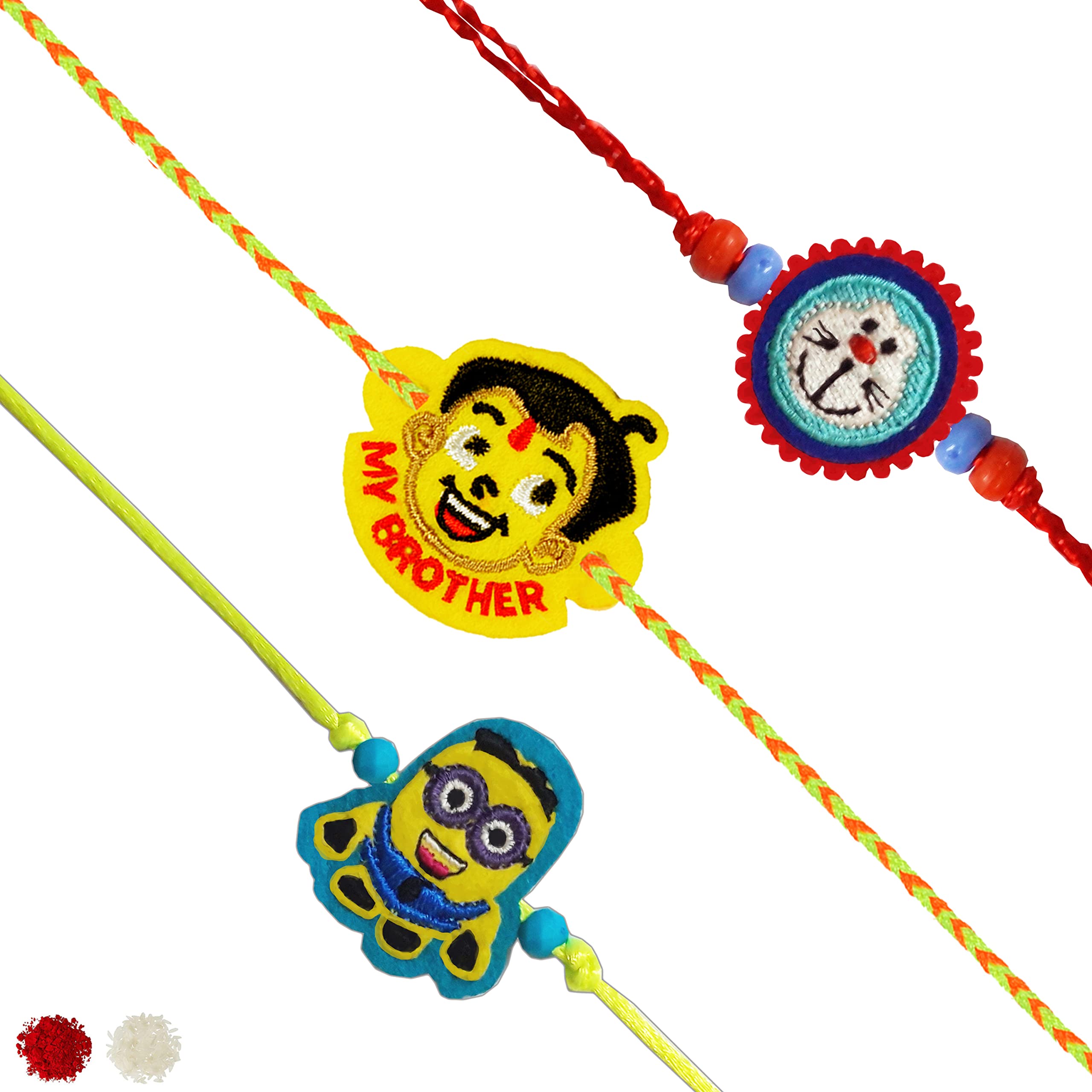 See full amazon price history chart for MASQ by Q-One Designer Rakhi Combo Set with Roli Chawal & Moli for Kids (Pack of 3) | Embroidered Handcrafted Raksha Bandhan Bracelet for Brother-Sister (Rakhi_ChotaBheem_Doremon_Minion) MASQ by Q-One Designer Rakhi Combo Set with Roli Chawal & Moli for Kids (Pack of 3) | Embroidered Handcrafted Raksha Bandhan Bracelet for Brother-Sister (Rakhi_ChotaBheem_Doremon_Minion) (B0B523CWTL) Amazon Price History, Amazon Price Tracker
