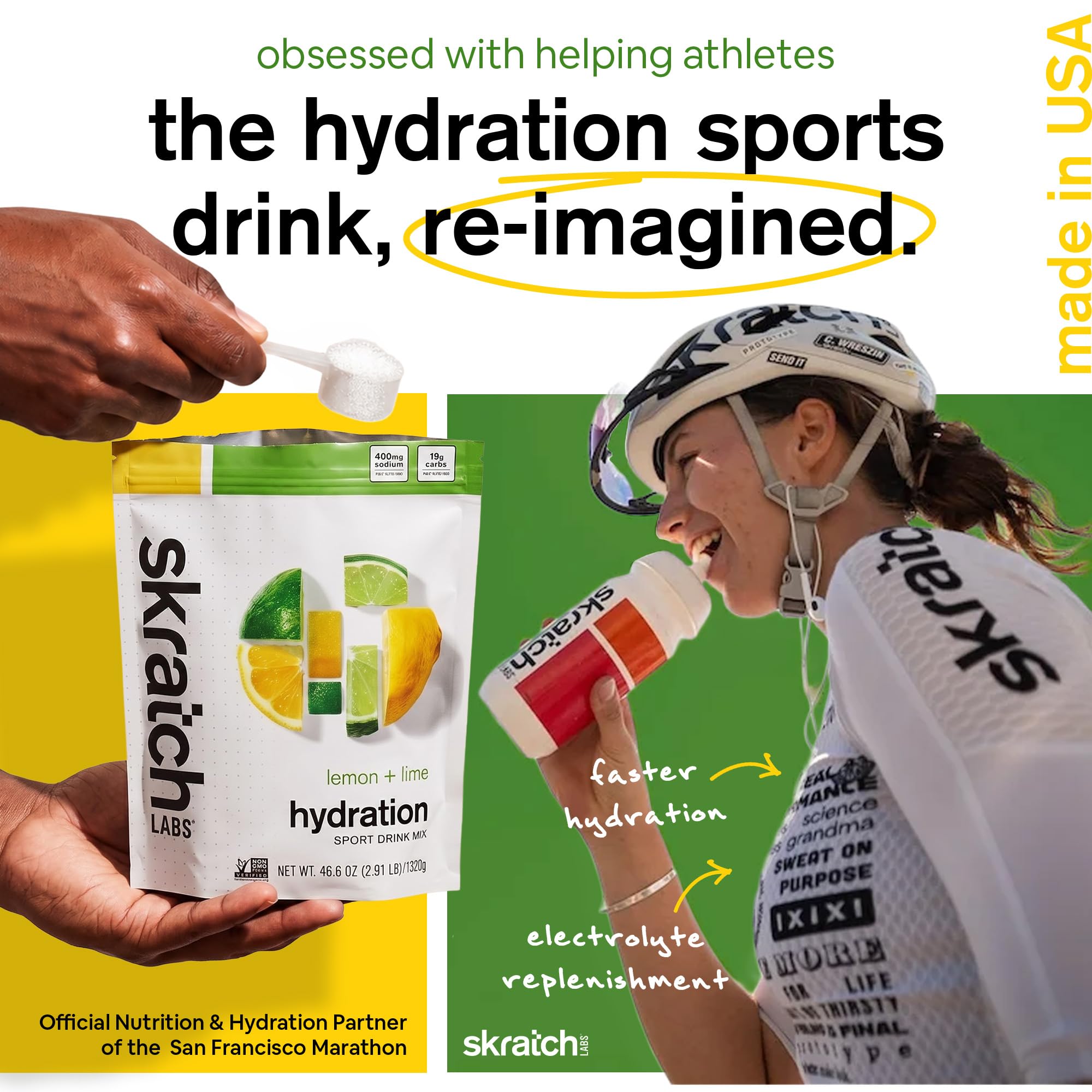 Skratch Labs Hydration Sports Drink Mix, Lemon Lime, 60 Servings — Amazon image 4