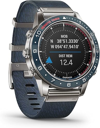 Miniatura 4 de Garmin MARQ Captain, Men's Luxury Tool Watch with Advanced Nautical Features, Track Wind Speed, Direction, Temperature and Tide Information