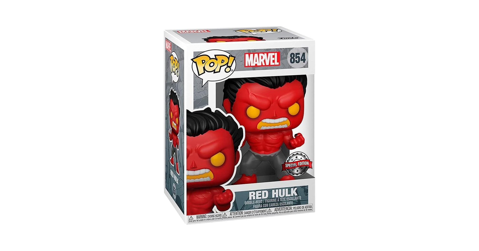 FunkoPOP! MARVEL RED HULK(レッドハルク) Amazon.com: Funko Pop! Marvel: Red Hulk Figure (Hot Topic
