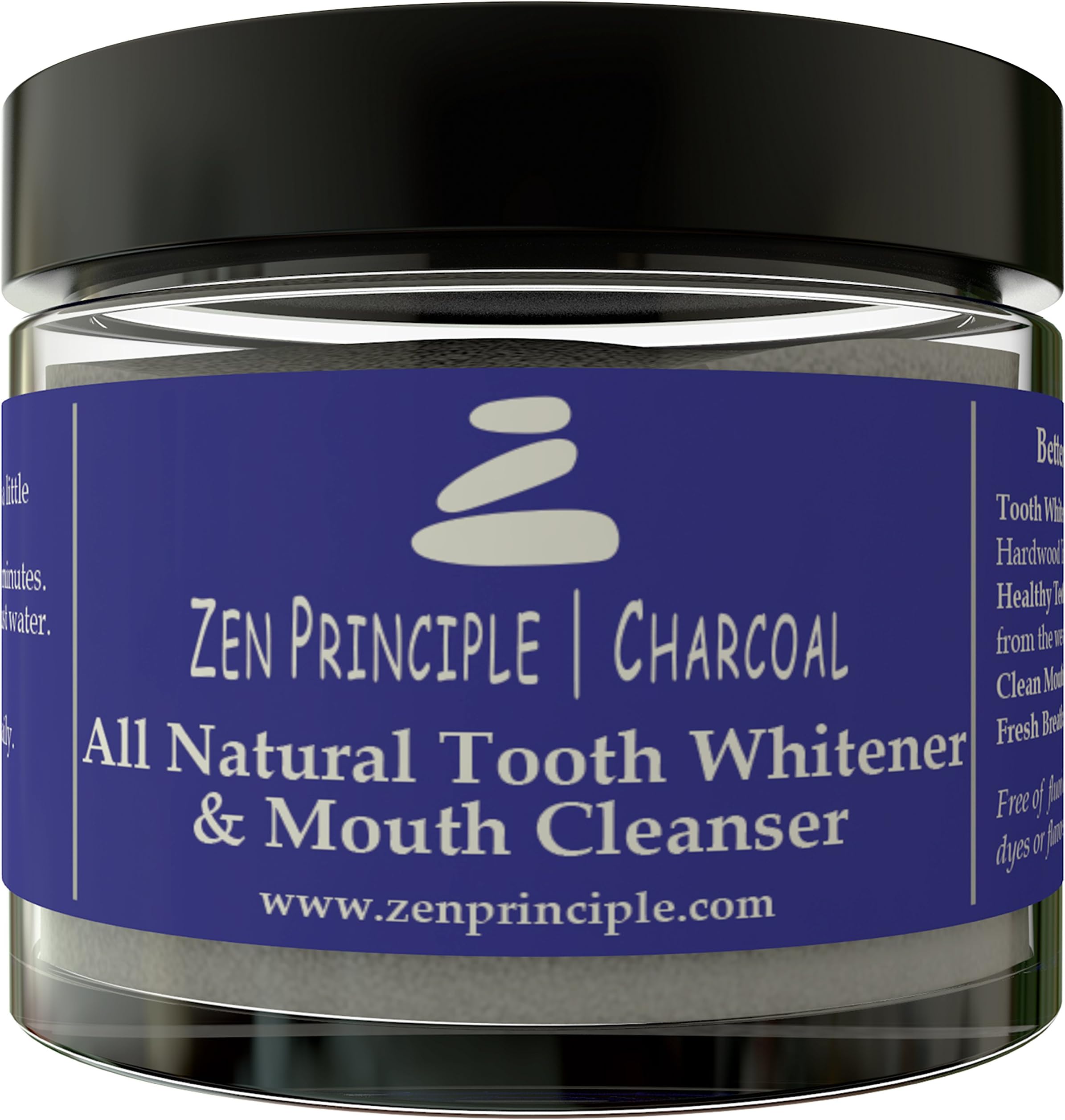 Natural Charcoal Teeth Whitening Powder. From USA Grown Hardwood Trees. Organic Mint Flavor, Bentonite and Kaolin Clay, Alum-Free Baking Soda. Compare to Tooth Whitener Toothpaste