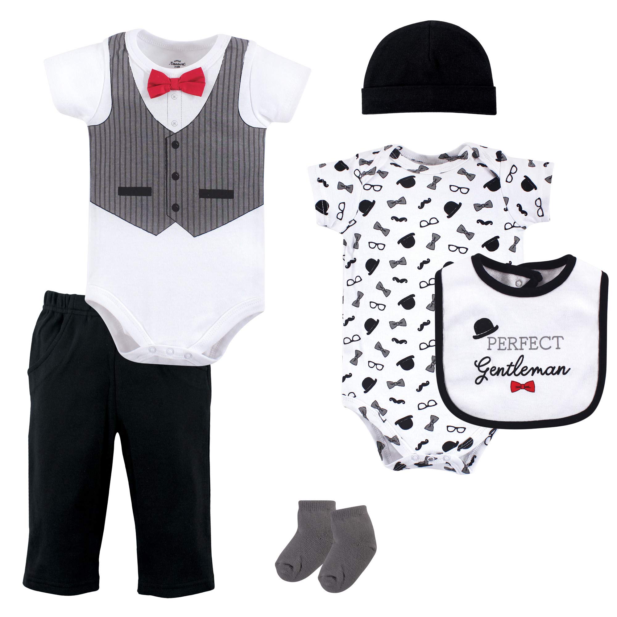 Little Treasure Unisex Baby Layette Clothing Set, Gentleman, 0-3 Months