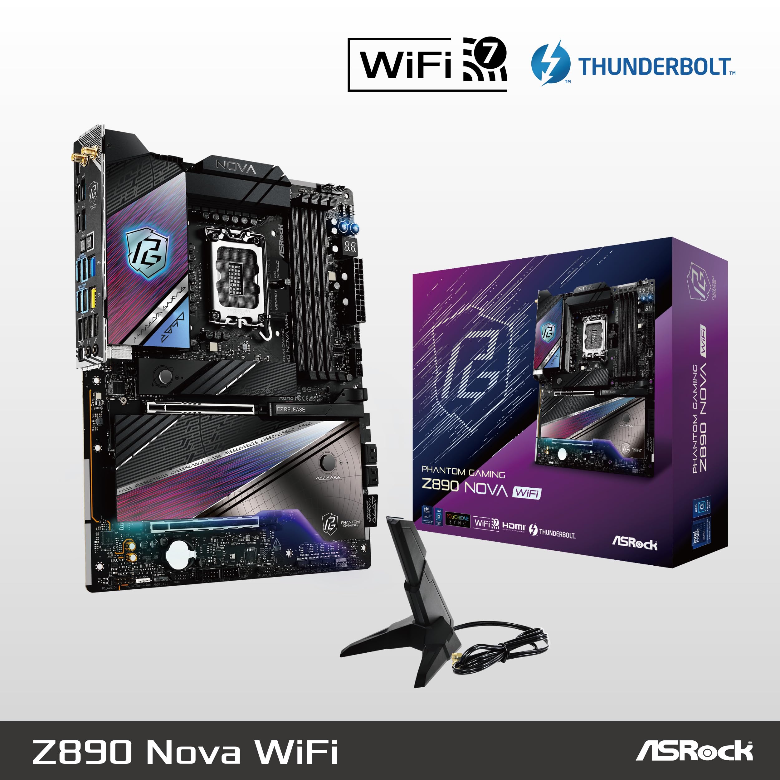 Amazon | ASRock マザーボード Z890 Nova WiFi Intel CPU Core Ultra