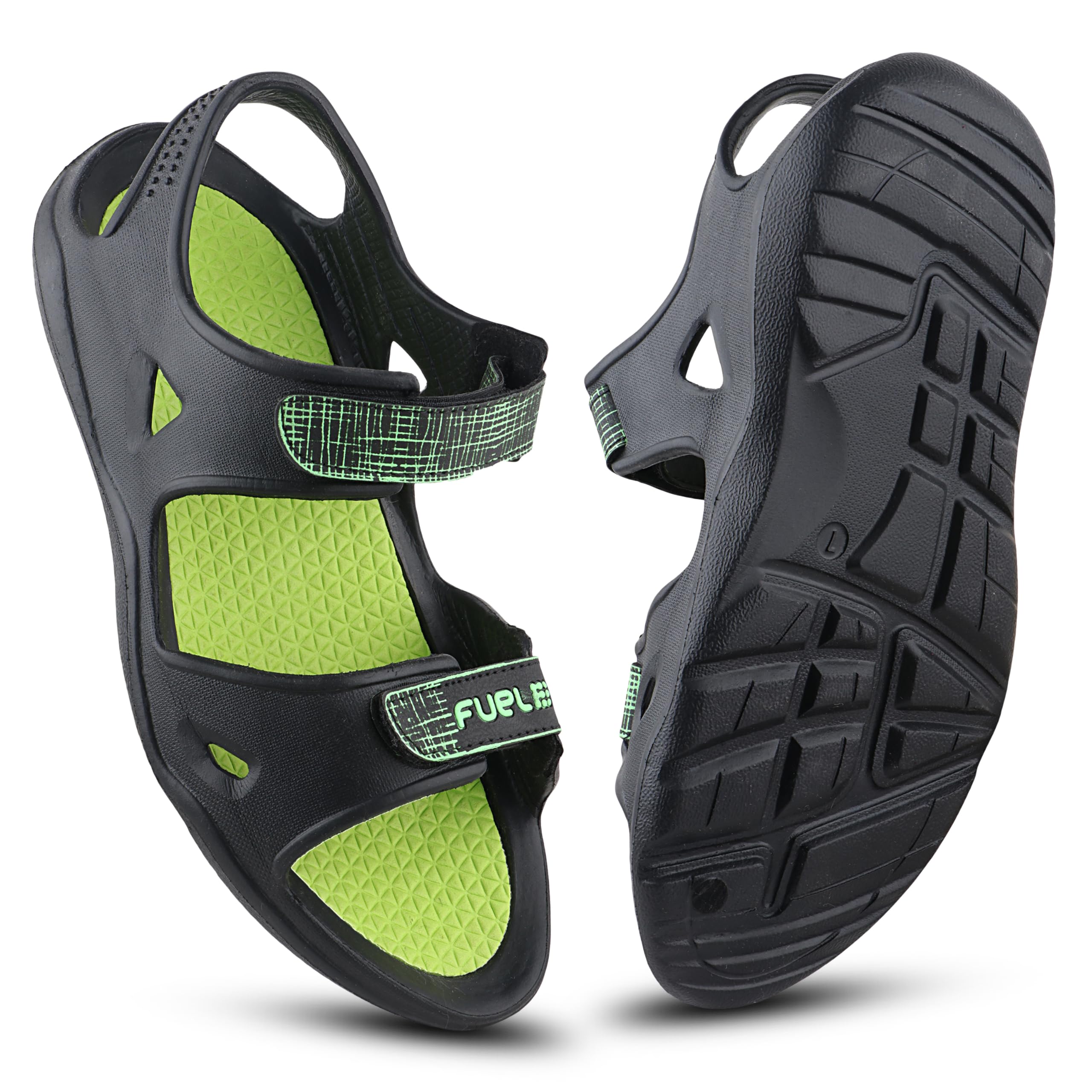 FUEL Jacob Sandals for Men, Comfortable & Lightweight Dailywear, Flexible & Breathable, Stylish Casual Outdoor Footwear For Gents (B0BSS29FGV) Amazon Price History, Amazon Price Tracker