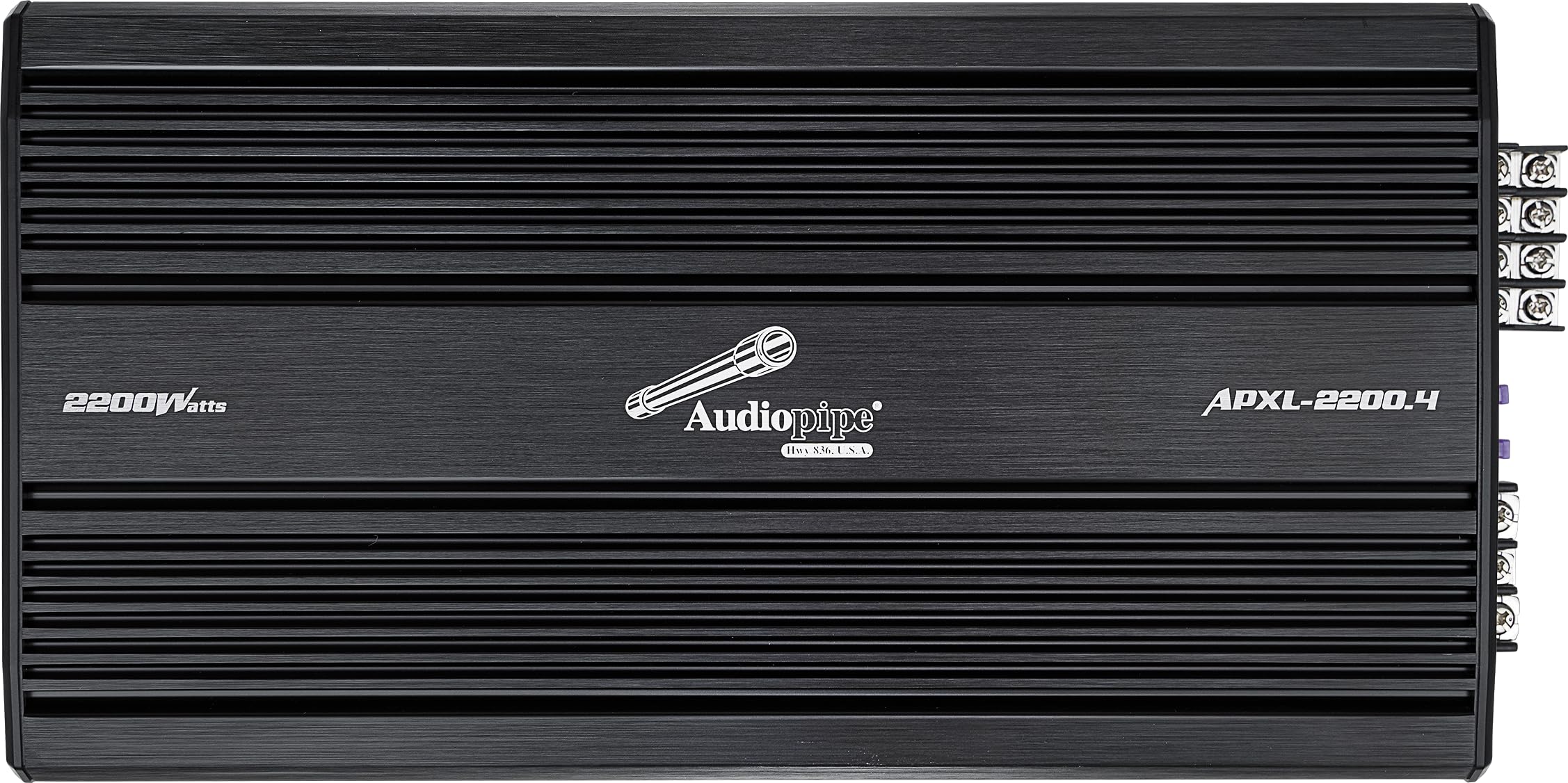Amazon.com: Audiopipe APXL-2200.4 4-Channel Class A/B Mosfet