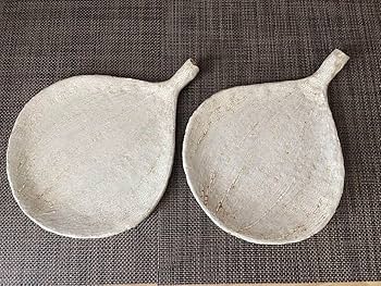 ミヤチヤスヨ 枝葉皿 (特大)(大) 2枚セット 新品未使用 ミヤチヤスヨ 枝葉皿 (特大)(大) 2枚セット 新品未使用 Amazon