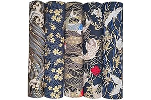 5PCS Fabric Patterns Japanese Style Fabric
