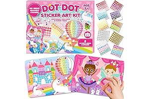 Insnug Dot Sticker Art Kit Activity: No-Mess Creative Fun for Kids