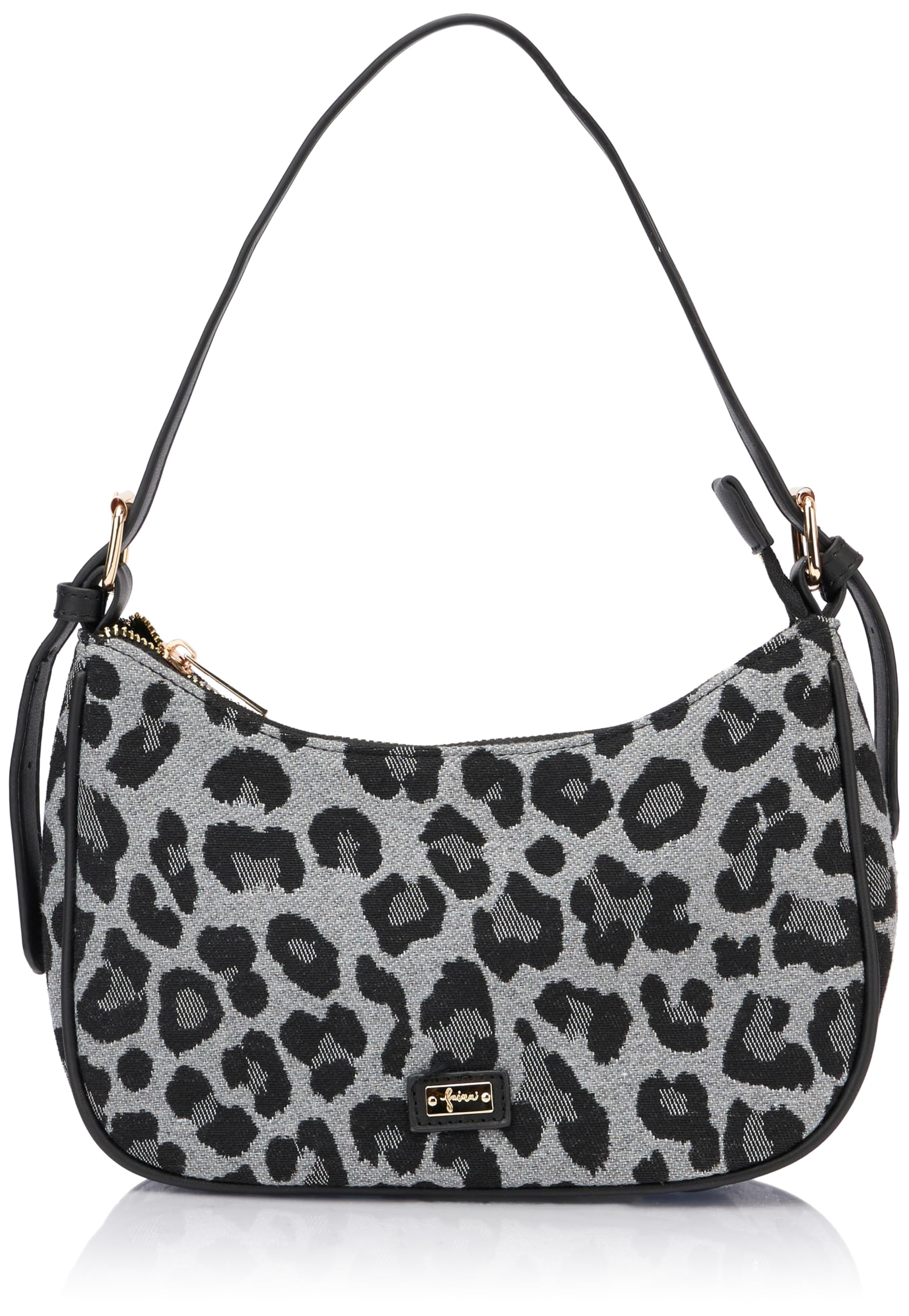 NAEMI Women's Shoulder Bag, Grey Multi-Coloured, One Size