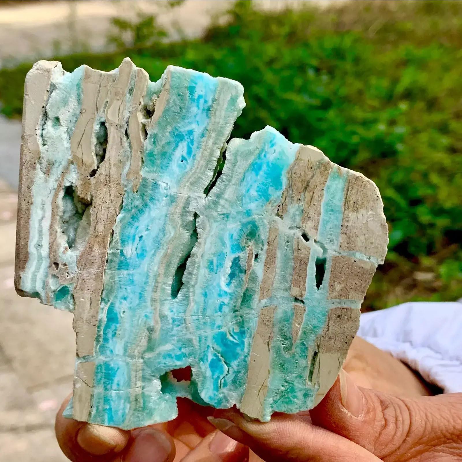 Rebanada De Hemimorfita De Cristal Natural, EspéCimen De Mineral De Hemimorfita, Cristales Curativos Naturales, Piedra En Bruto, Piedras Preciosas, Adorno De Escritorio,80~180g