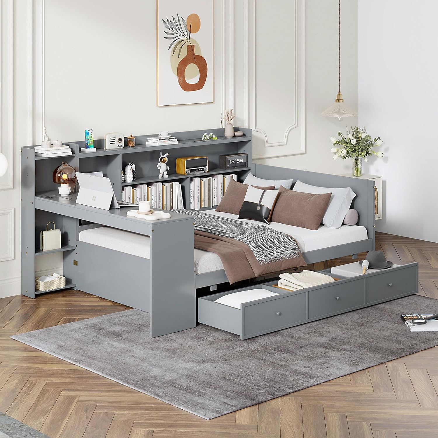 VilroCaz Daybed with storage drawers open