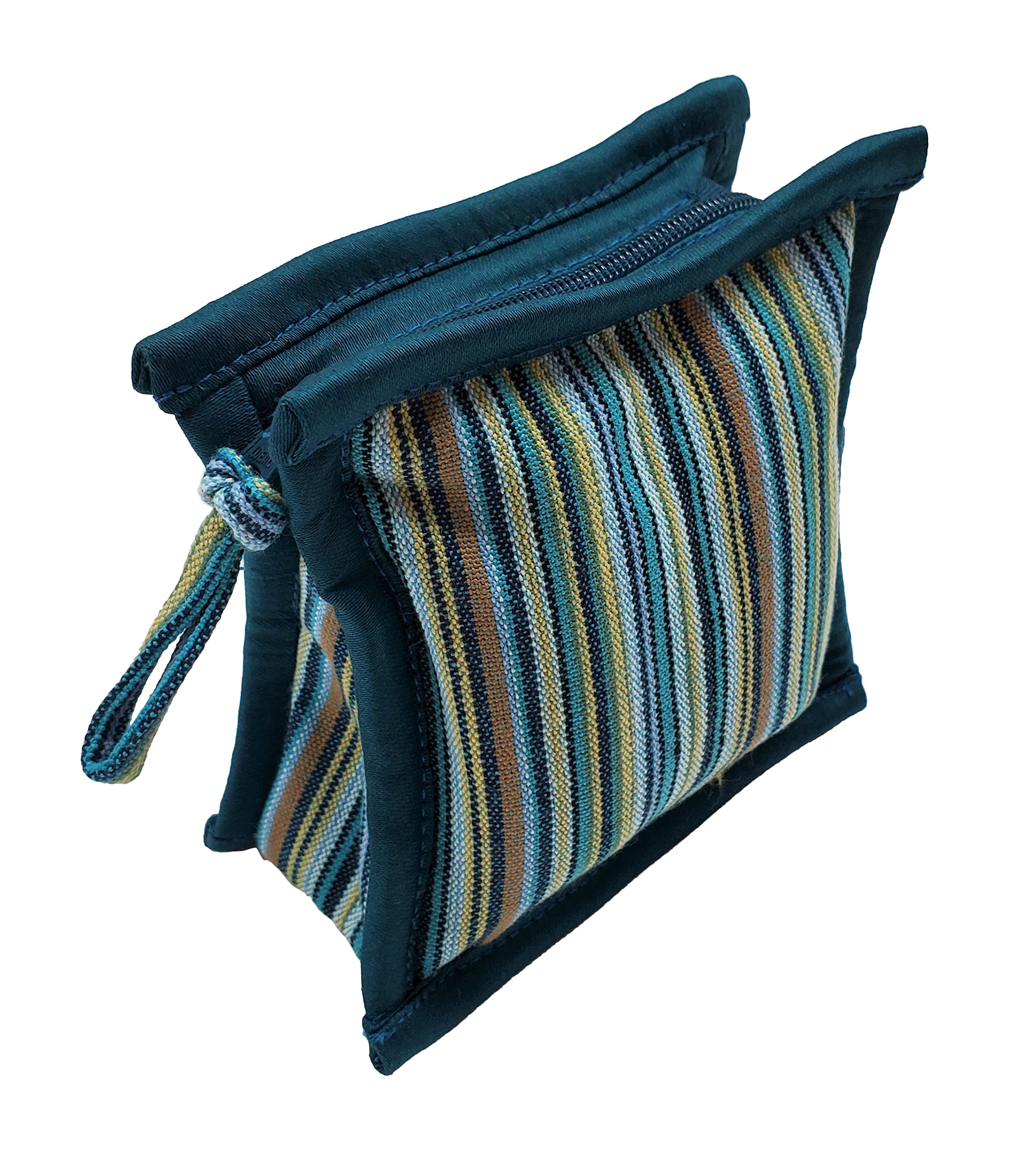 Essential Oil Case for Purse - Seabreeze Teal - Small Size HOLDS 4-6 Bottles (5ml-15ml, also fits Roller Bottles) - Chic and Compact EO Bags in Multiple Sizes - Perfect size Essential Oil Travel Bag