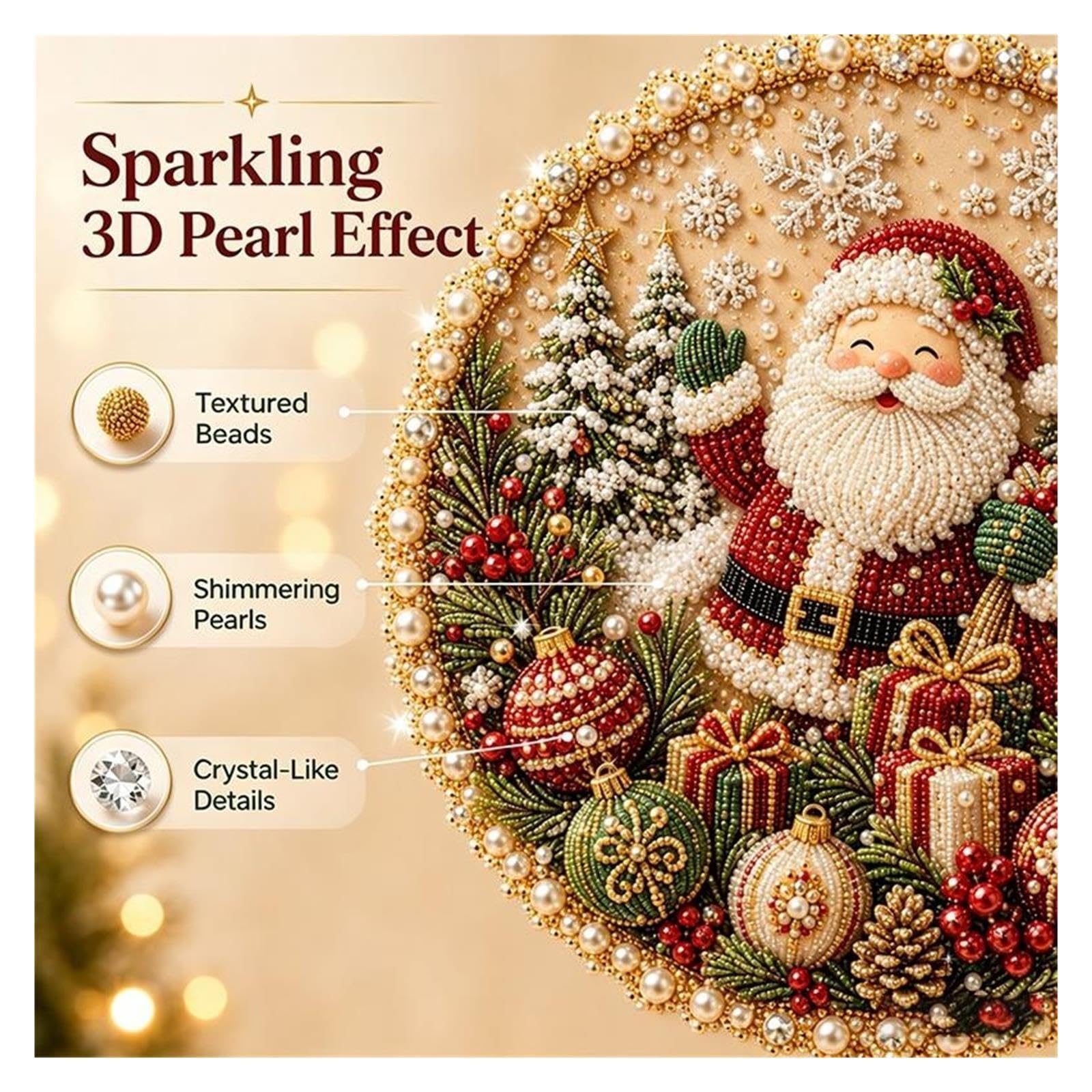 Generico 1 kit ghirlanda di perle fai da te for Natale